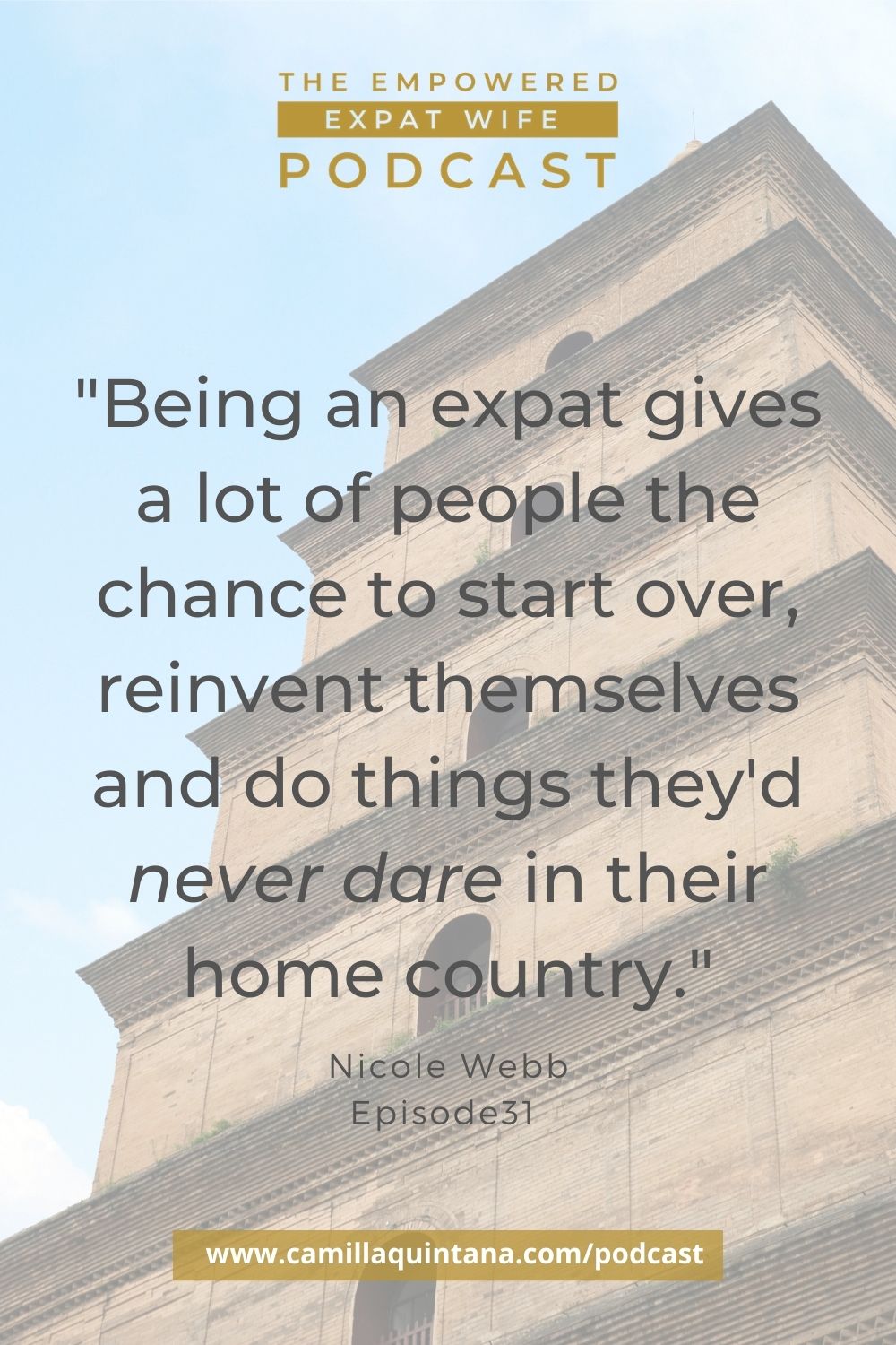 Nicole Webb, the empowered expat wife podcast